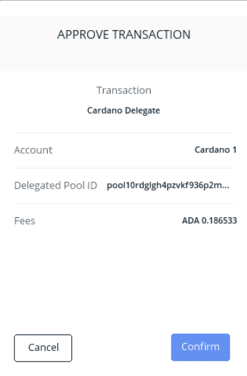 Cardano Staking Delegate